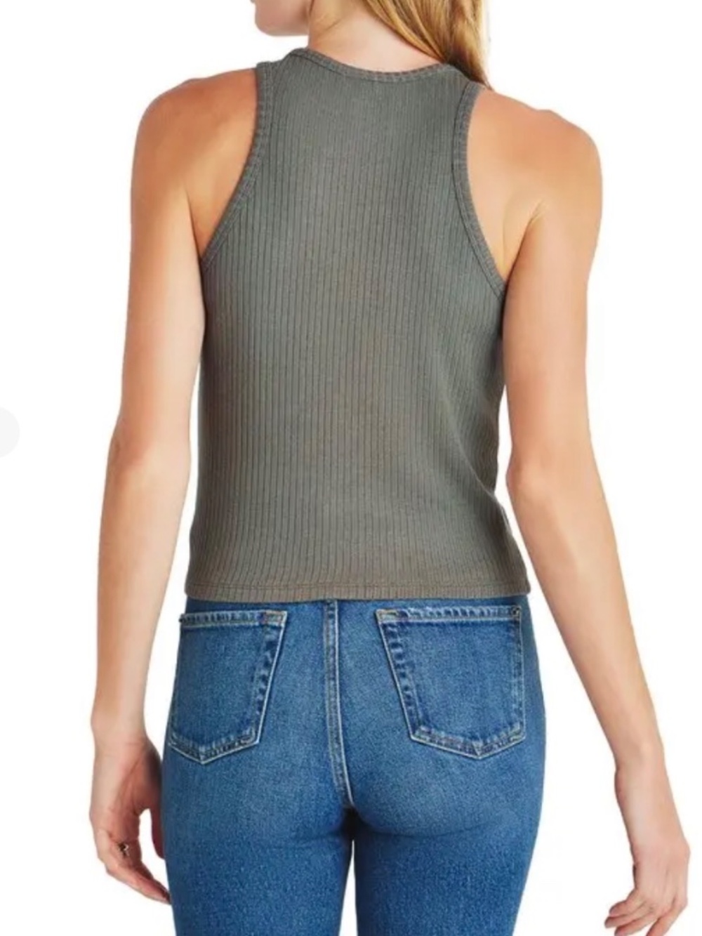 Splendid Ribbed Tank Top - Size M - Picture 4 of 9